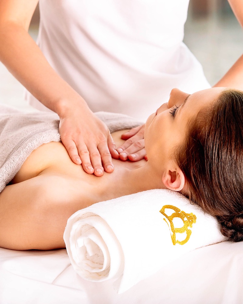 Luxury body massage spa ambiance at Swan Spa