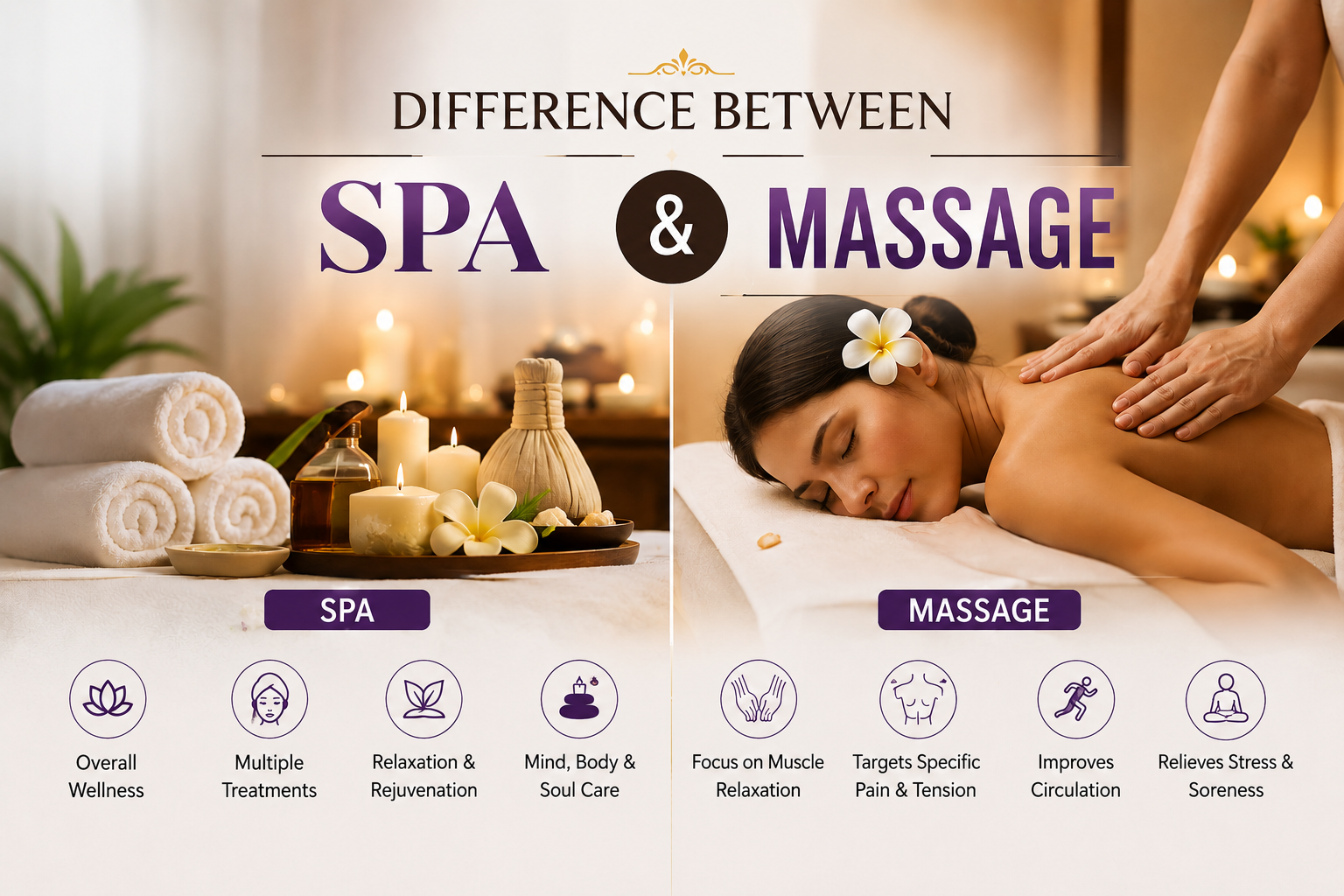 Difference Between Spa and Massage